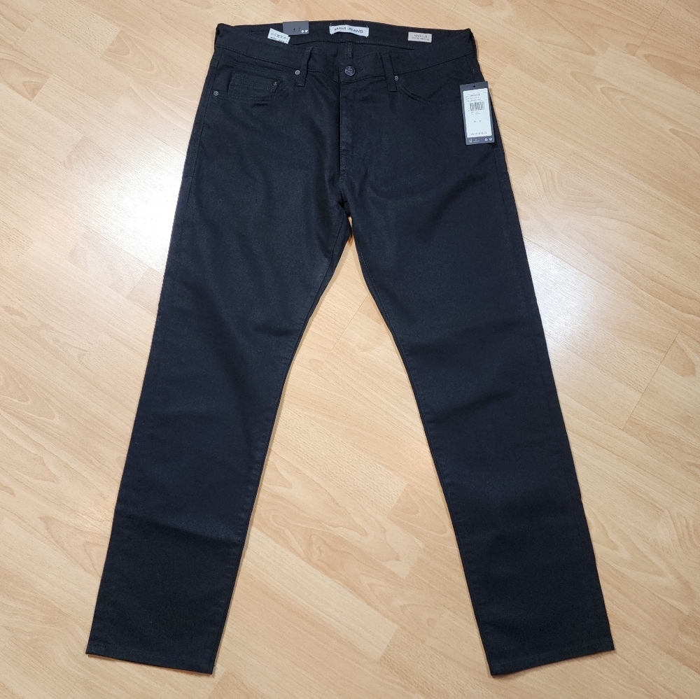NWT Mavi Marcus Slim Straight Leg Black Jeans Mens Size 34